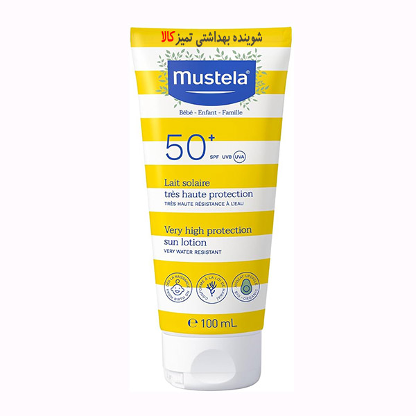 لوسیون ضد آفتاب 100 میل با +SPF 50 موستلا